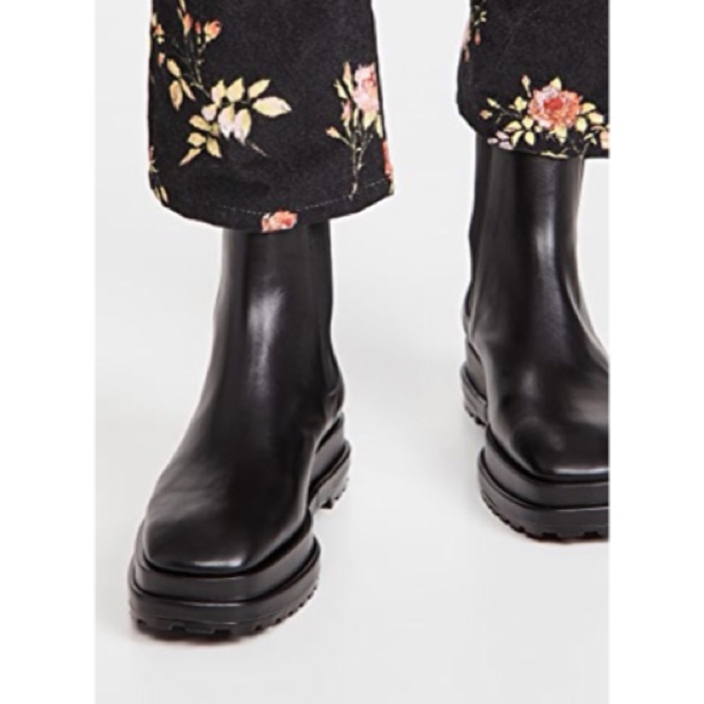 Reike Nen Platform Chelsea Boots Black Leather